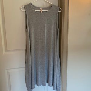 Honey & Lace Large Gray Dress